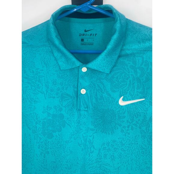Nike Mens Hawaiian‎ Print Golf Polo - Picture 2 of 7